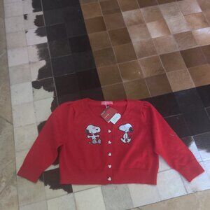 Sarsparilly    Peanuts collab  cardigan size XL New